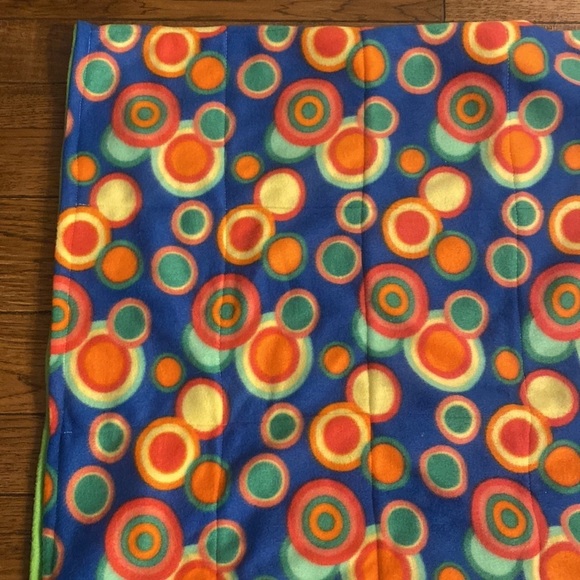 56”39” reversible made with love fleece blanket - Picture 2 of 5